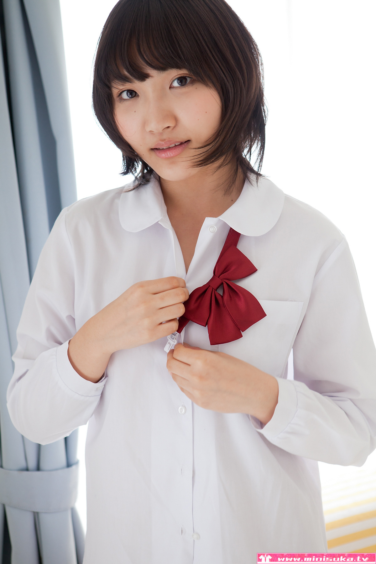[Minisuka.tv]  涼香 Ryouka ~ Regular  学生制服美女图片